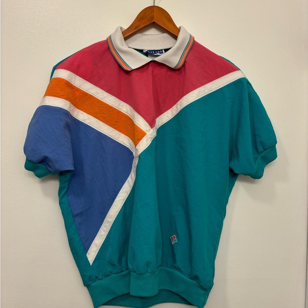 VTG Cape Cod Colorblock blouse